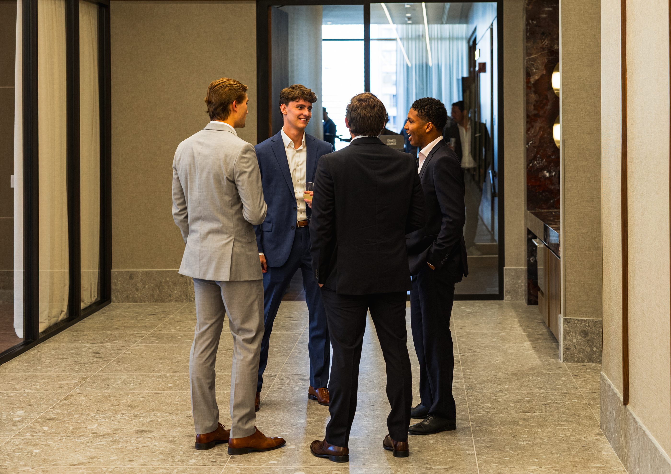 People talking at an Onni event